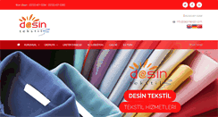 Desktop Screenshot of desintekstil.com