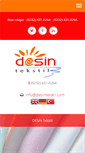 Mobile Screenshot of desintekstil.com